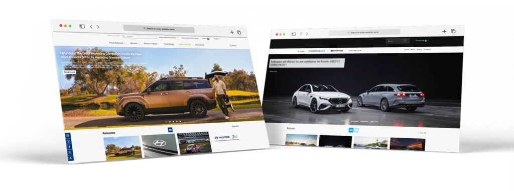 Cutting-edge media website for modern media relations